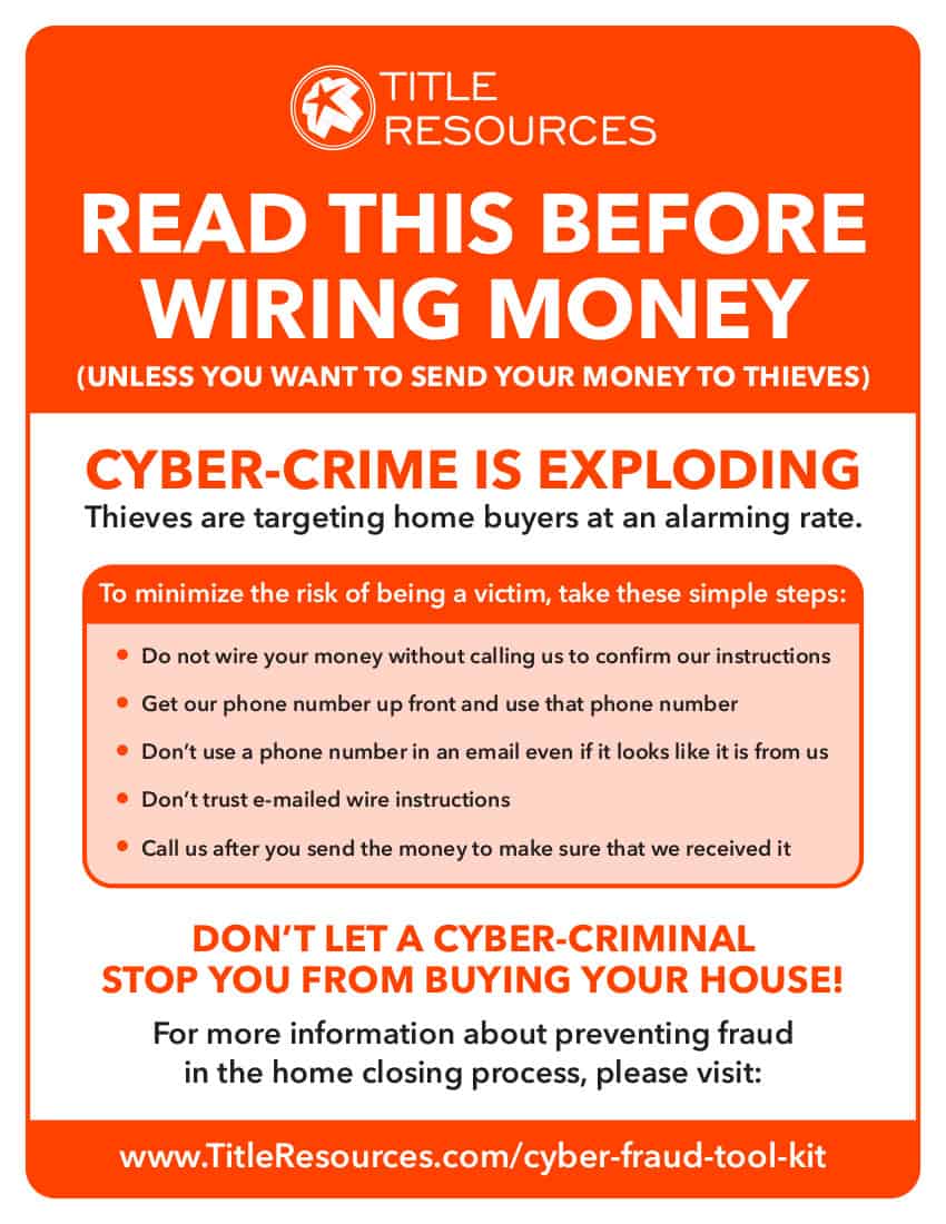 Title Resources Cyber Fraud Tool Kit
